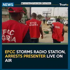 EFCC operatives invade Enugu radio station, arrest presenter during live programme