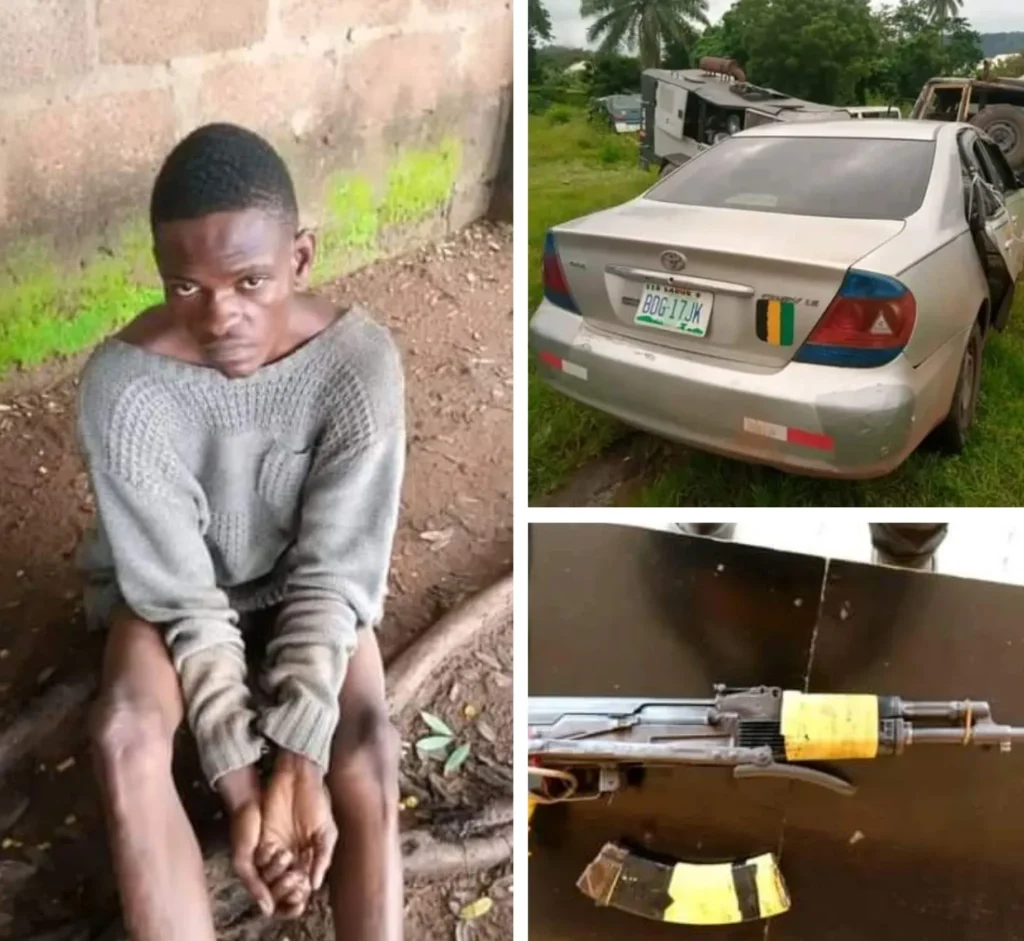 Edo police arrest suspected armed robber for m8rder of Lagos Uber driver, recover stolen vehicle and AK-47 rifle