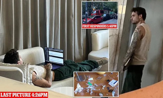 Former One Direction singer, Liam Payne smashed up his laptop after receiving mystery email before plunging to his de@th from hotel balcony