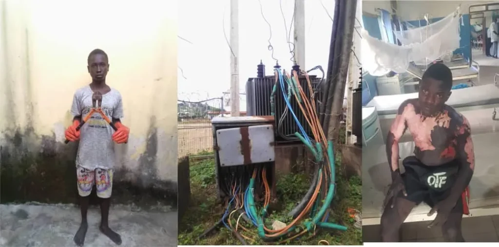 Man badly burnt while attempting to vandalize transformer cables in Niger state