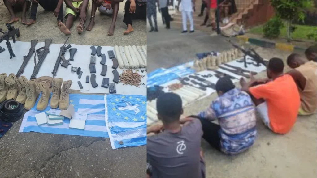 Six Ambazonian separatists arrested with explosives in Cross River