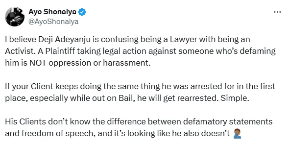 Ayo Shonaiya Weighs In: Lawyer vs Activist Debate with Deji Adeyanju