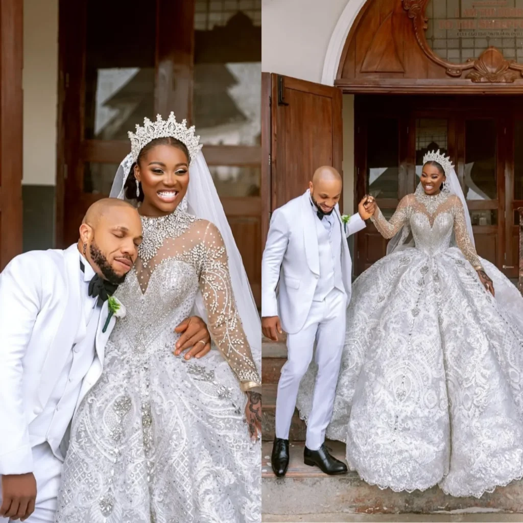 Charles Okocha Celebrates His Love for Wife Mimi with Stunning Wedding Photos