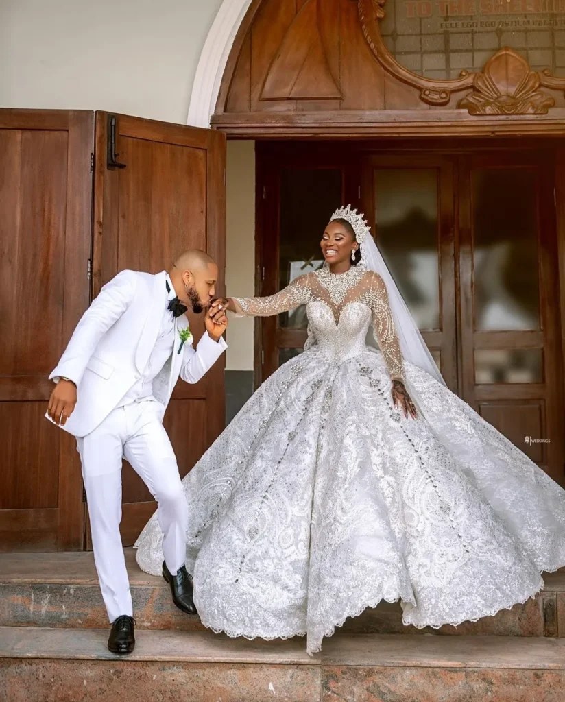 Charles Okocha Celebrates His Love for Wife Mimi with Stunning Wedding Photos