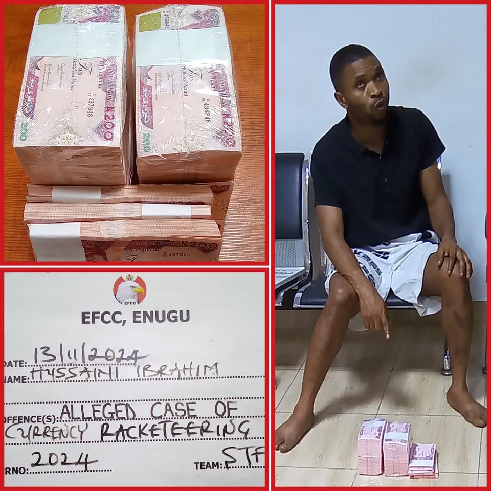 EFCC Arrests Man for Currency Racketeering in Enugu: Details and Implications