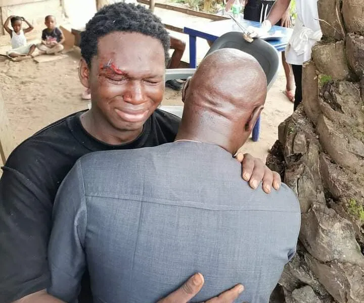 Emotional Reunion: Young Man Escapes Kidnappers and Reunites with Father in Delta