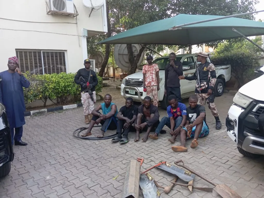 FCTA's Crackdown on Streetlight Vandals in Abuja: 16 Suspects Arrested