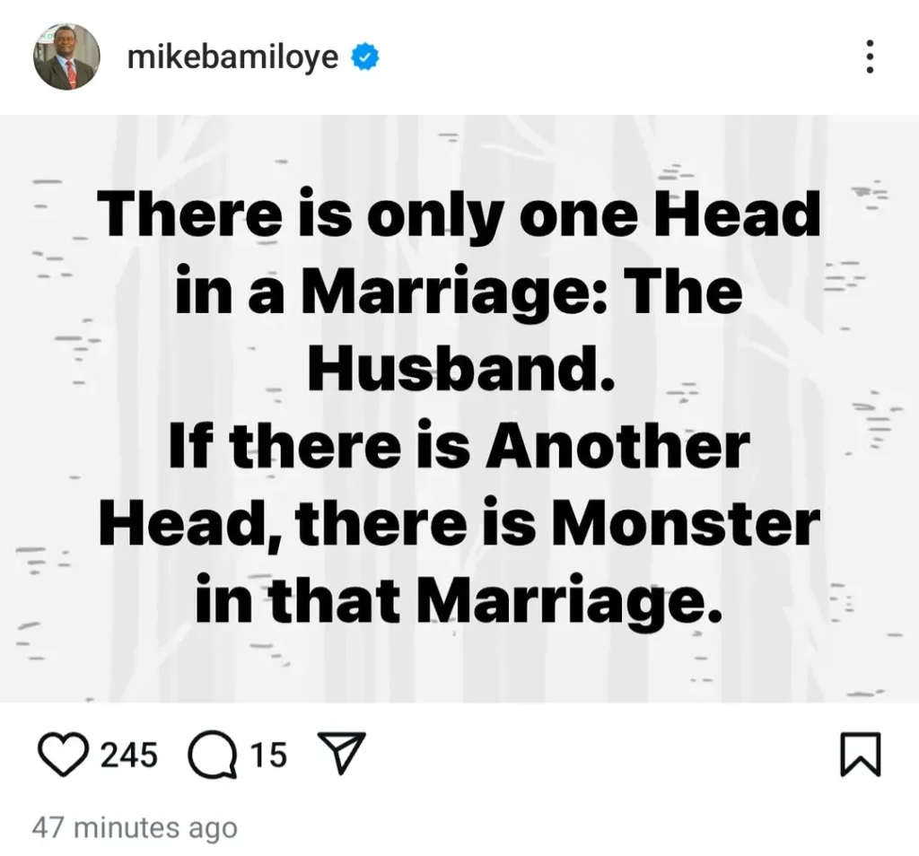 Mike Bamiloye on the Role of Headship in Christian Marriage