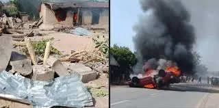 Nasarawa Violence: Youths Torch Car and House After Fatal Stabbing Incident