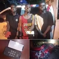 Police Nab Trio for Stealing Phones from Accident Victims