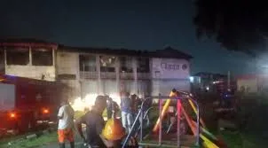 Radio Nigeria Lagos Office Engulfed in Flames: Watch the Video