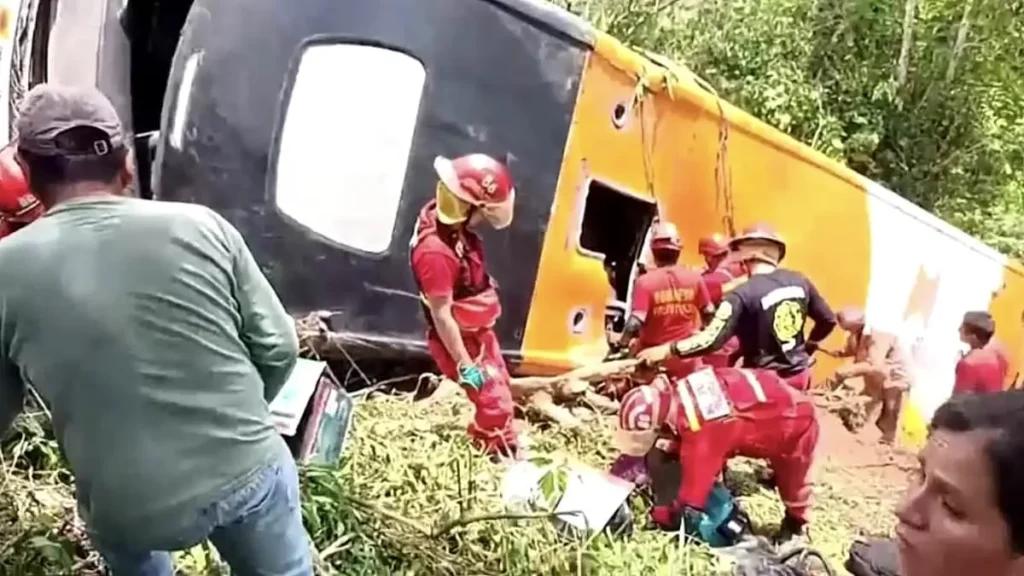 Tragic School Bus Crash in Peru: 17 Dead Including Young Child and Teens