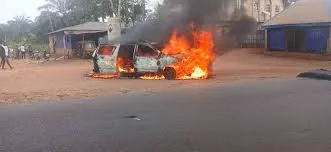 Anambra Chaos: Gunmen Engage Officers, Police Vans Torched
