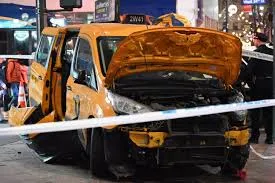 Christmas Day Chaos in NYC: Cab Plows into Crowd in Herald Square
