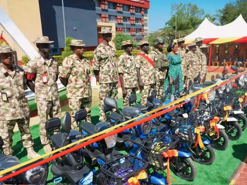 Nigerian Army Honors Soldiers with Electric Motorcycles: A Green Reward