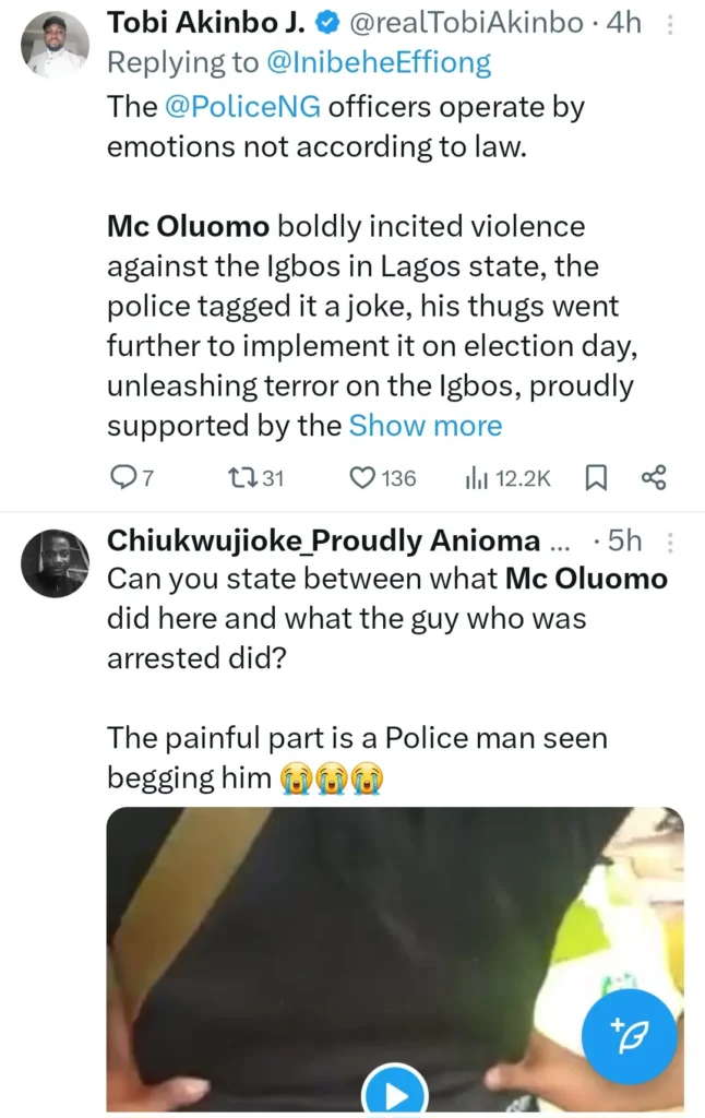 Nigerians React to Lagos Police PRO's Tweet on TikToker Seaking's Arrest Linked to MC Oluomo