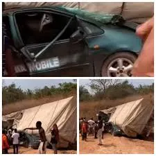 Tragic Accident in Abia: Trailer Overturns on Bus, 10 Feared Dead