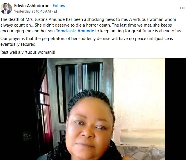 Tragic Crime: Cross River Man Accused of Murdering Mother, Video Surfaces