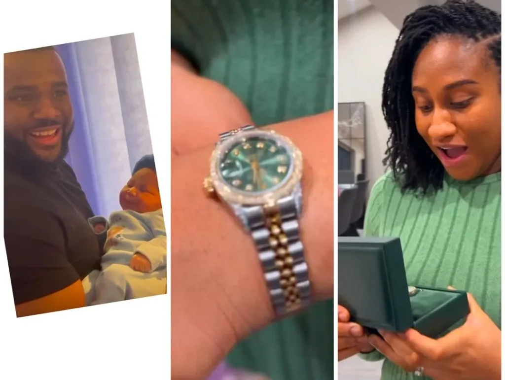 Williams Uchemba's Heartfelt Push Present: A Rolex for His Wife After Baby Ethan's Arrival