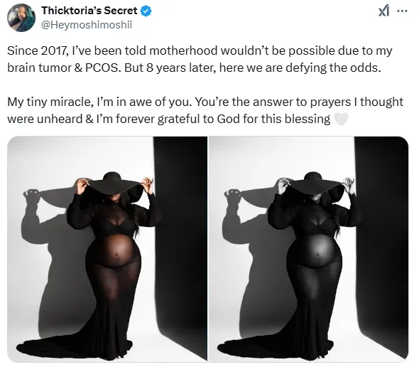 Against All Odds: Woman's Stunning Maternity Photos After Overcoming Brain Tumor and PCOS