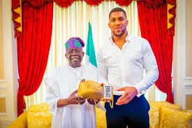 Anthony Joshua Visits President Tinubu: A Historic Meeting in Lagos State
