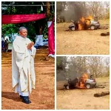Catholic Priest Miraculously Survives Car Explosion in Cross River