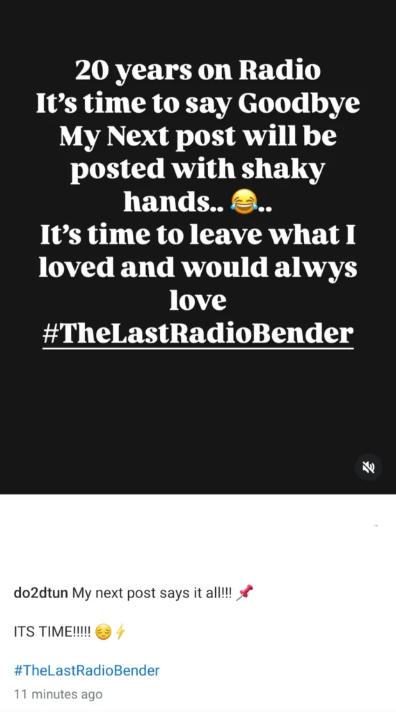 Dotun's 20-Year Journey: Saying Goodbye to Radio