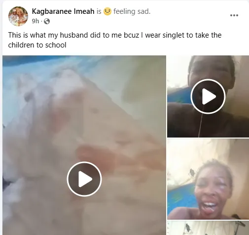 Heartbreaking: Nigerian Mother's Ordeal for Wearing Singlet to School Run