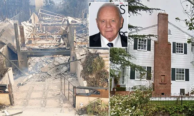 Legendary Actor Anthony Hopkins Loses $6M Los Angeles Home in Raging Fire - Photo Gallery
