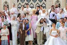 Mass Wedding Celebrations: Same-Sex Marriage Legalized in Thailand