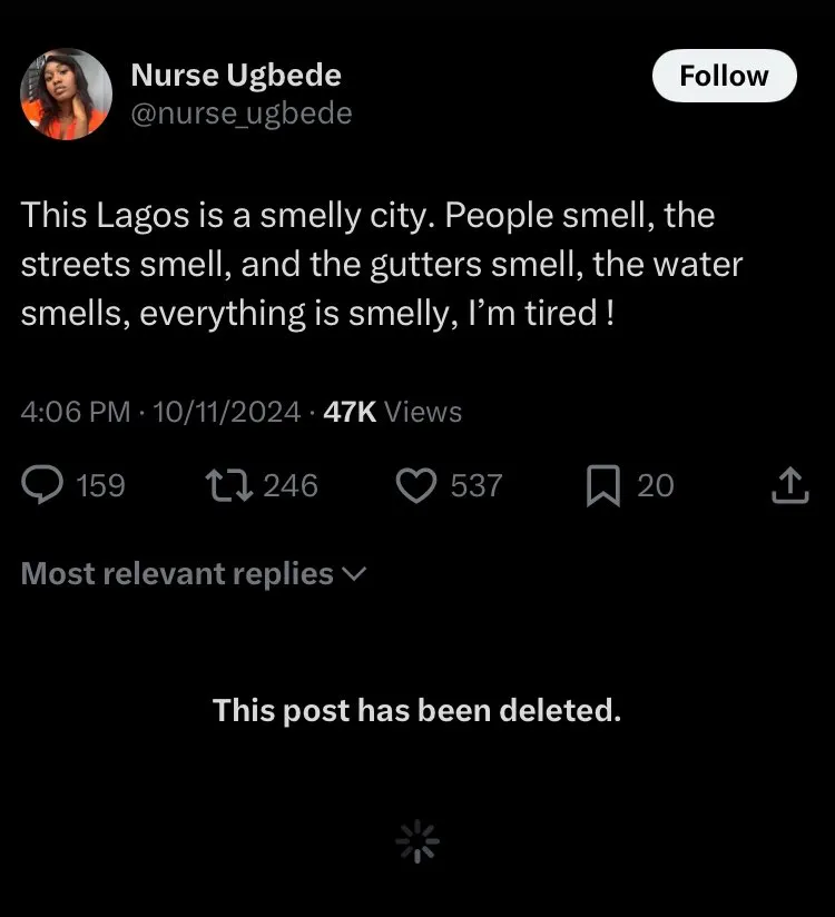 Nurse Finds New Opportunities Abroad After Backlash Over Lagos Comment