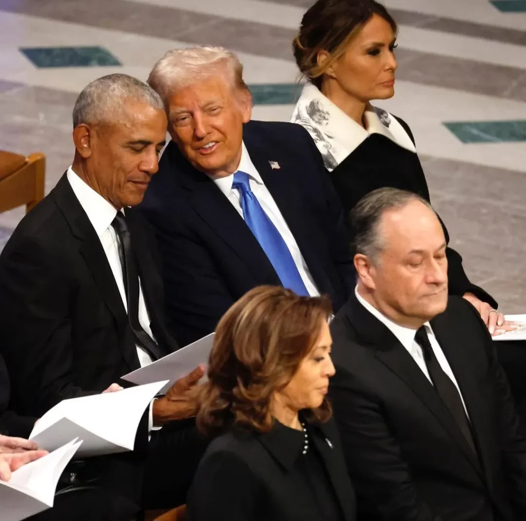 Obama and Trump Share a Heartfelt Moment at Jimmy Carter's Funeral: See the Photos