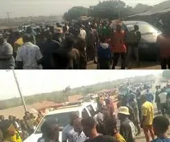 Protest Erupts: Youths Block Highway in Kogi Over Farmers' Killings