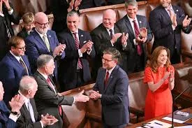 Republicans Rally: Mike Johnson Re-elected as US House Speaker with Trump's Influence