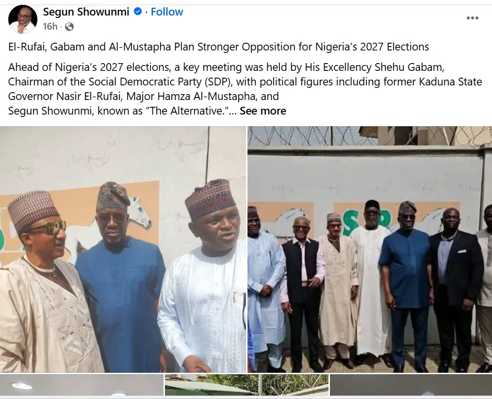 SDP and Influential Leaders Hold Pivotal Meeting for 2027 Elections Strategy