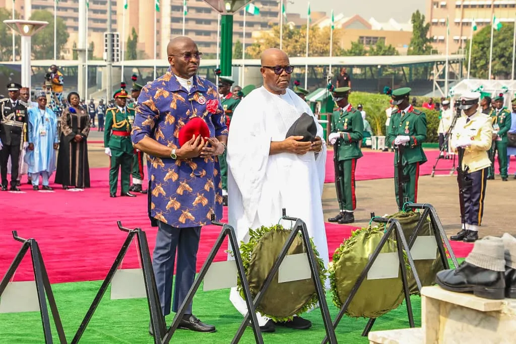 Shettima, Akume, and Other Dignitaries Pay Tribute at Armed Forces Remembrance Day