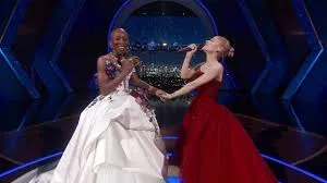 Emotional Duo: Grande and Erivo at the 2025 Oscars